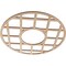 Ekena Millwork O'Neal Wood Fretwork Pierced Ceiling Medallion, Alder, 22"OD x 8"ID x 3/8"T CMWP22X22X0375ONAL - alternate 2